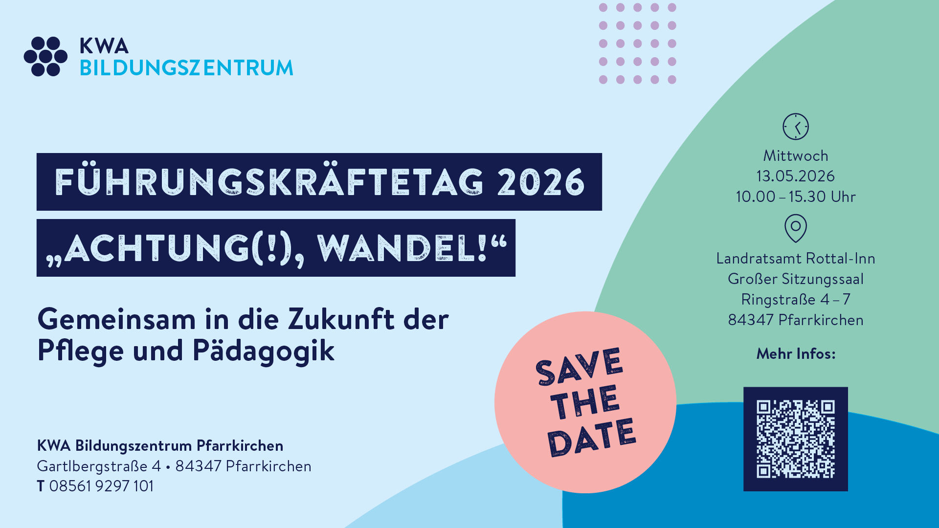 „Achtung(!) Wandel!“: Führungskräftetag 2026 rückt die Zukunft von Pflege und Pädagogik in den Fokus
