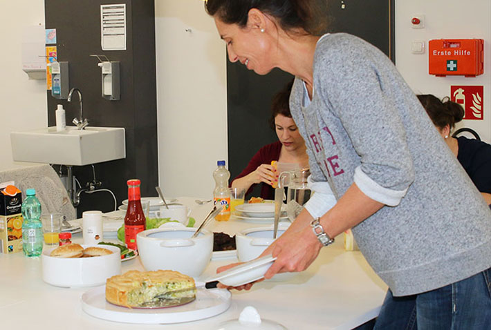 Angloamerikanische Spezialitäten im KWA Bildungszentrum Pfarrkirchen, zubereitet im Rahmen des Wahlfachs Englisch: mmh, delicious!